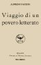 [Gutenberg 42347] • Viaggio di un povero letterato